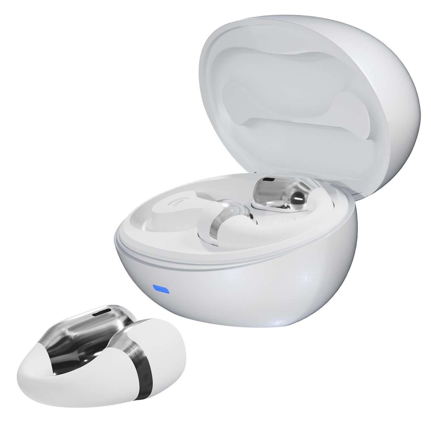 NNEDSZ Wireless Sports Bluetooth Earphones With Air Conduction - F16 Tws - Pink-4