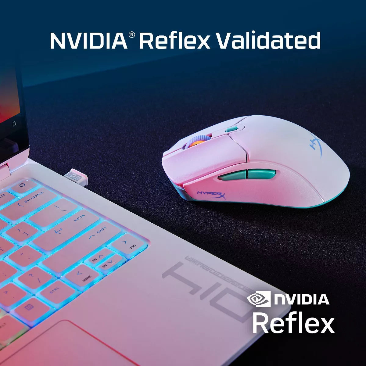 Hyperx Pulsefire Haste 2 Core Wireless Gaming Mouse for PC - White: Macos, Xbox Compatible