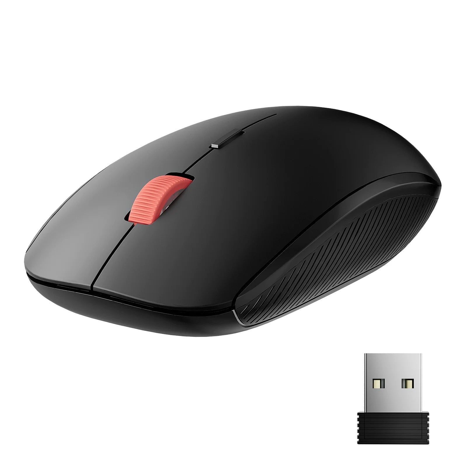 Slim Wireless Mouse, Adjustable 4000 DPI, 24 Months Battery ,Portable Cordless Computer Mouse for Pc/Mac/Laptop/Ipad