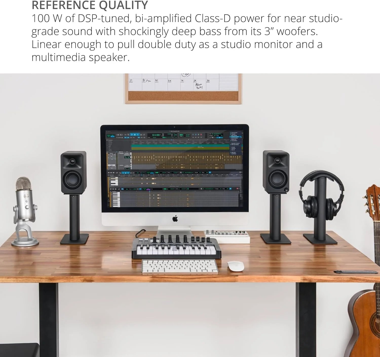 ORAMB Powered Reference Bluetooth Desktop Speakers with 3 Year Amber Protection Plan (2023)