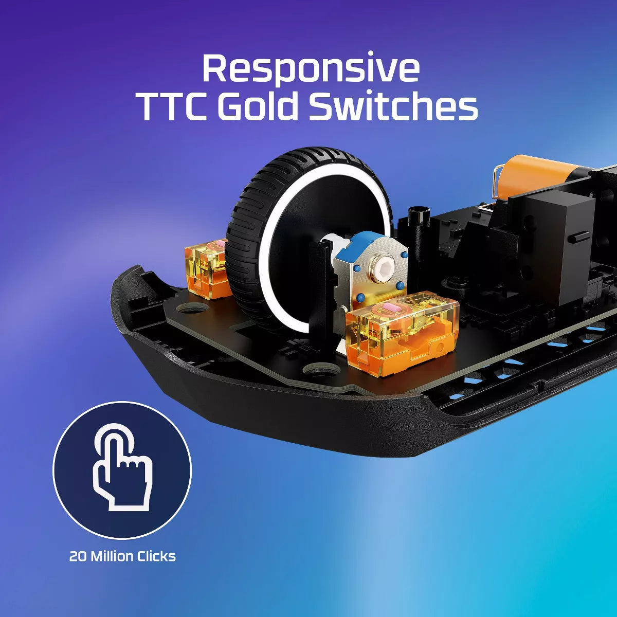 Hyperx Pulsefire Haste 2 Core Wireless Gaming Mouse for PC - White: Macos, Xbox Compatible