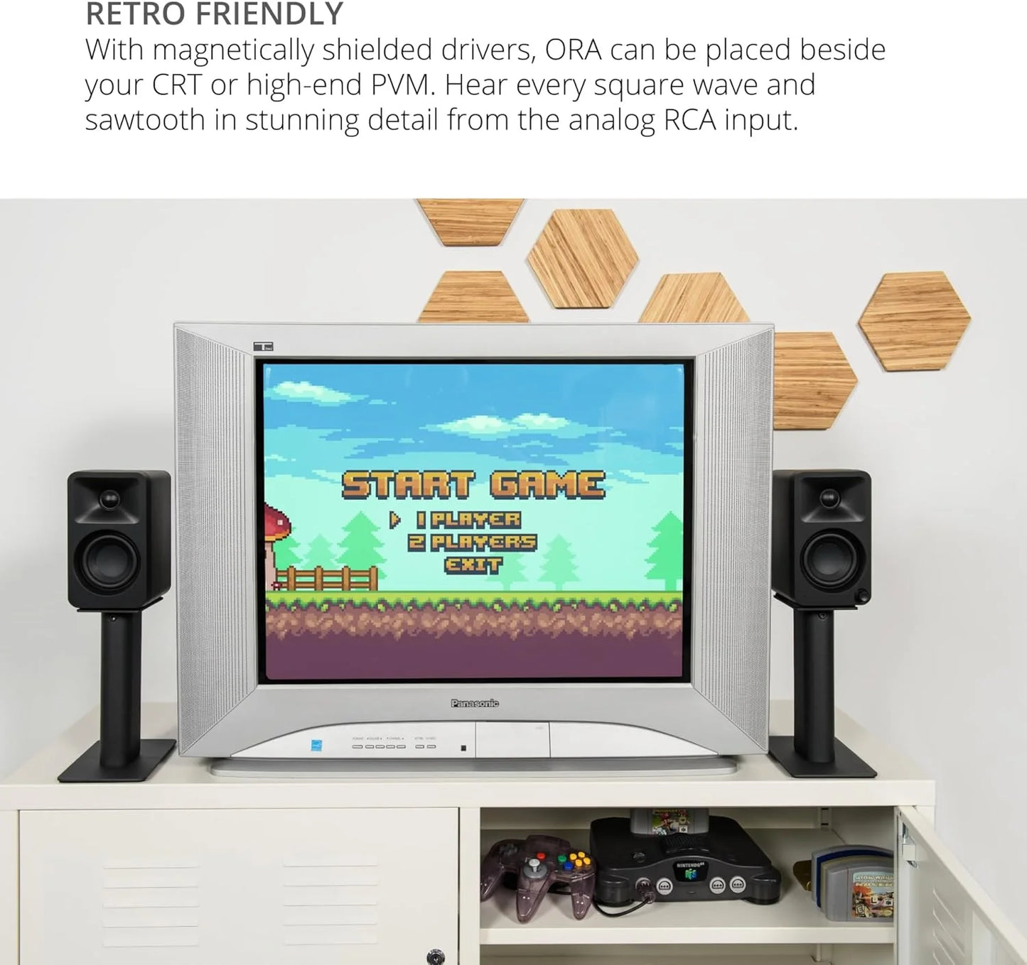 ORAMB Powered Reference Bluetooth Desktop Speakers with 3 Year Amber Protection Plan (2023)