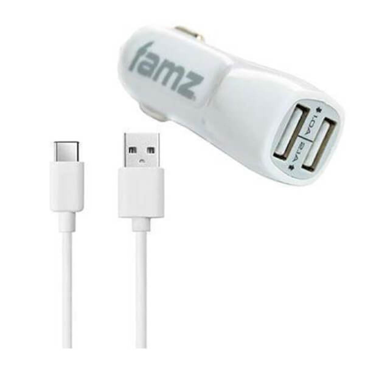 Car Charger Famz White-0