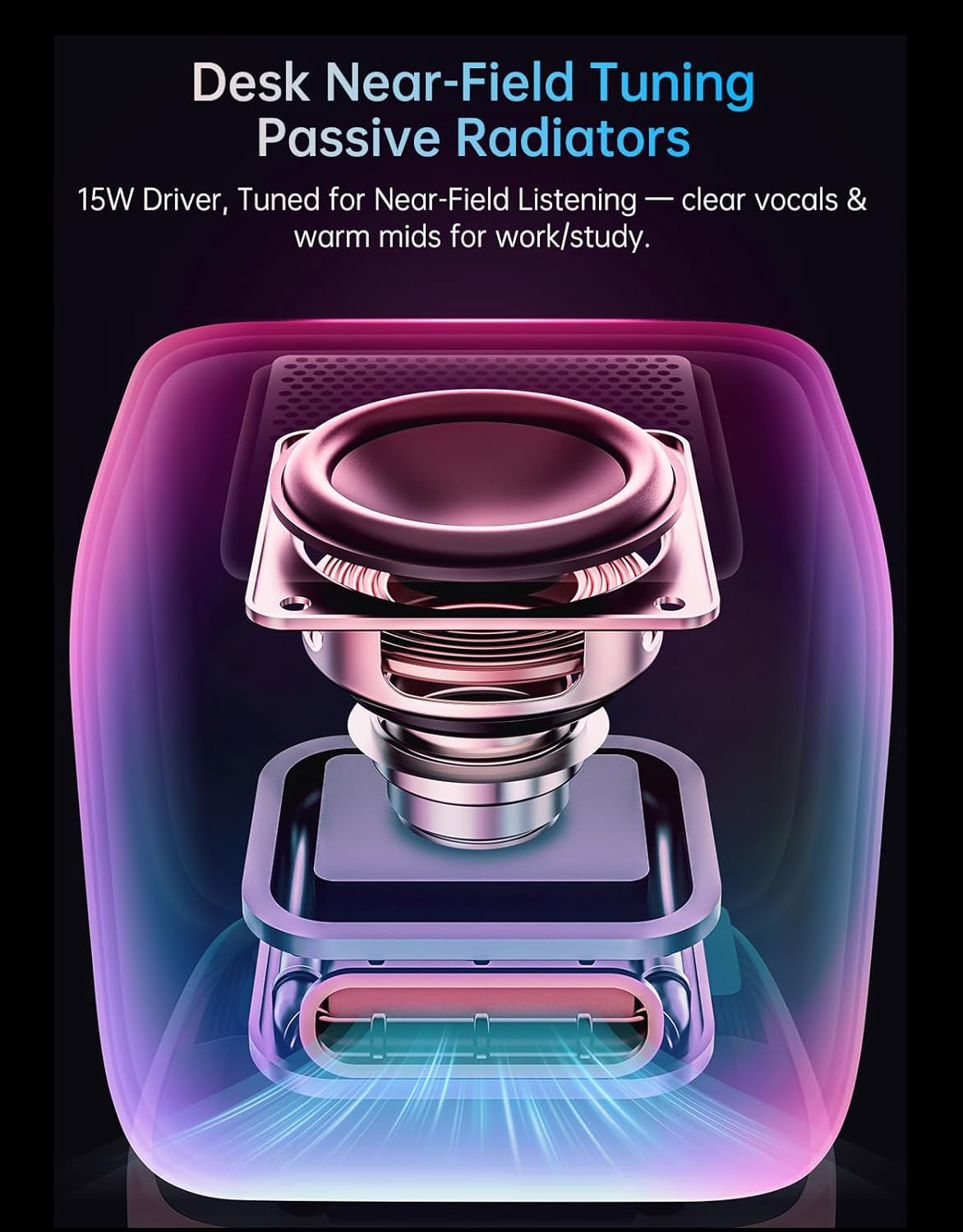 Ditoo Retro Pixel Art Bluetooth Speaker, Custom Pixel Screen Desk/Bedside Clock with White Noise & Gentle Alarm, Mini Speaker with Games, USB-C and App Control (White)