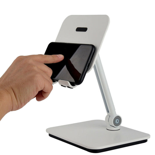 NNEDSZ Full Motion 3 in 1 Smartphone Tablet and Notebook Holder White-0