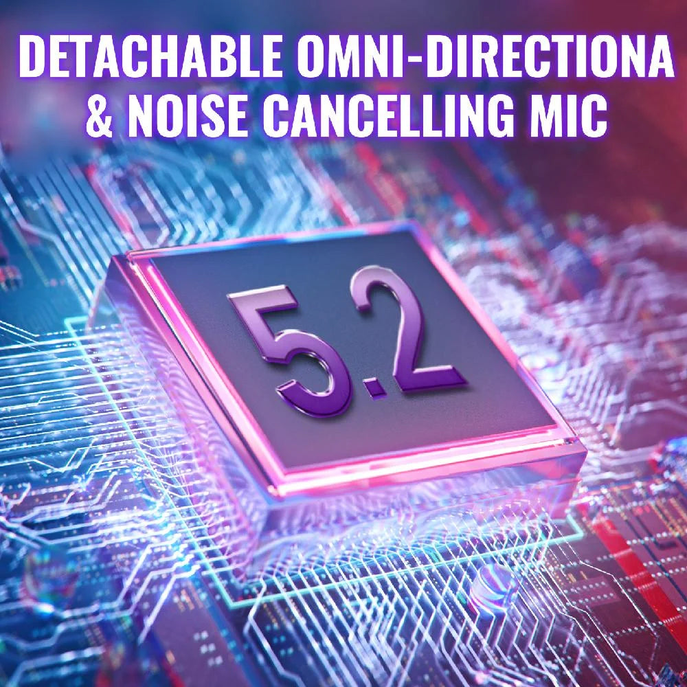 Wireless Gaming Headset Compatible for PS5 Switch PC Mac, 2.4 Ghz/Bluetooth 5.2 Gaming Headphones with Noise Cancelling Microphone 40+ Hours Battery Life,3.5Mm Wired for Xbox Series,White